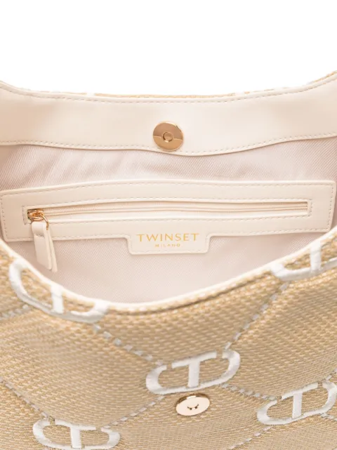TWINSET Palermo logo-jacquard shoulder bag 241TB7212 - 3