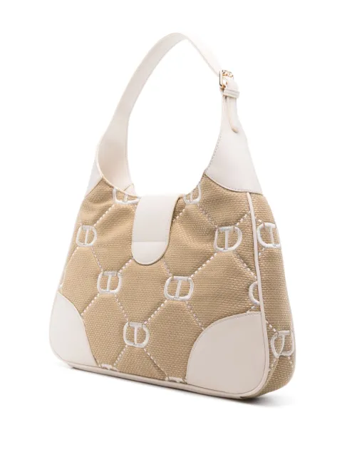 TWINSET Palermo logo-jacquard shoulder bag 241TB7212 - 1