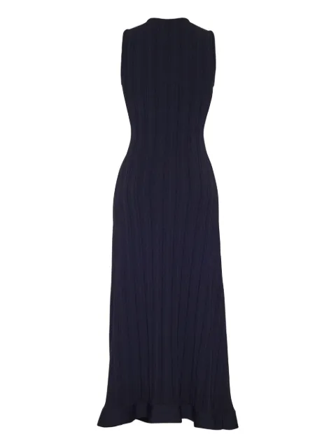 Adam Lippes Mysa pointelle-knit midi dress S24603UB - 2