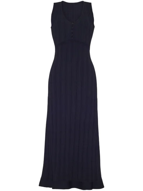 Adam Lippes Mysa pointelle-knit midi dress