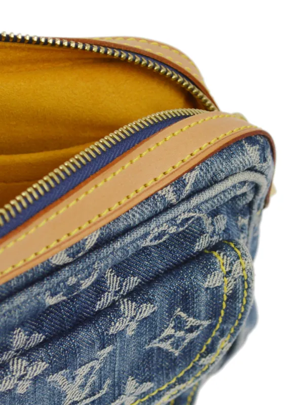 Louis Vuitton Pre Owned Sac Banane Bumbag En Jean 2007 Bleu FARFETCH CM