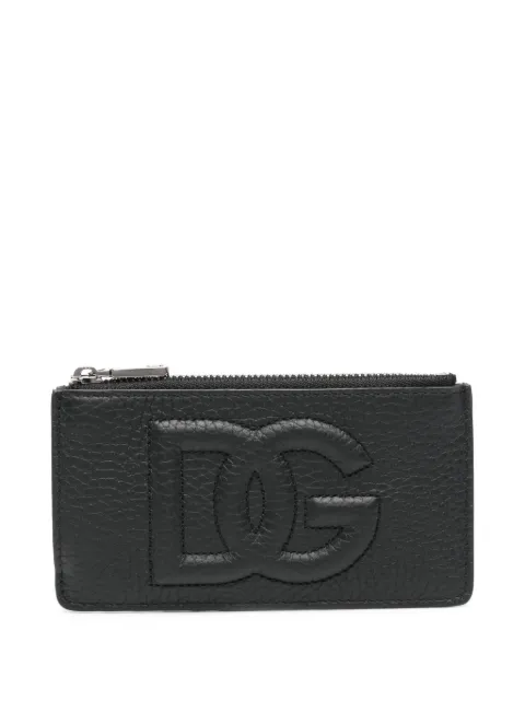 Dolce & Gabbana logo-embossed card holder