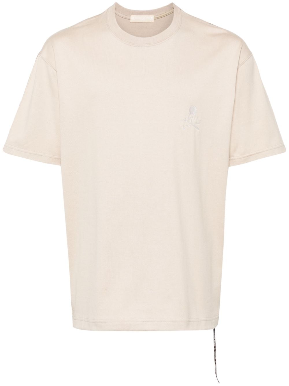 Mastermind Japan Logo-print Cotton T-shirt In Brown