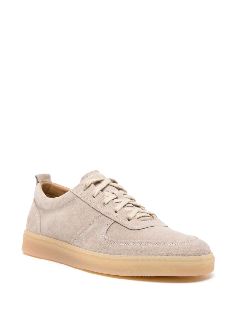 Shop Henderson Baracco Levantes Suede Trainers In Neutrals