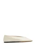 Le Monde Beryl Luna leather ballerina shoes - White