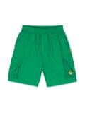 Barrow kids appliqué-logo cargo shorts - Green