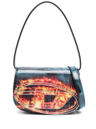 Diesel 1DR-アイコニック ショルダーバッグ DIESEL☆VIP価格1Dr-アイコニック ミラー ショルダーバッグ