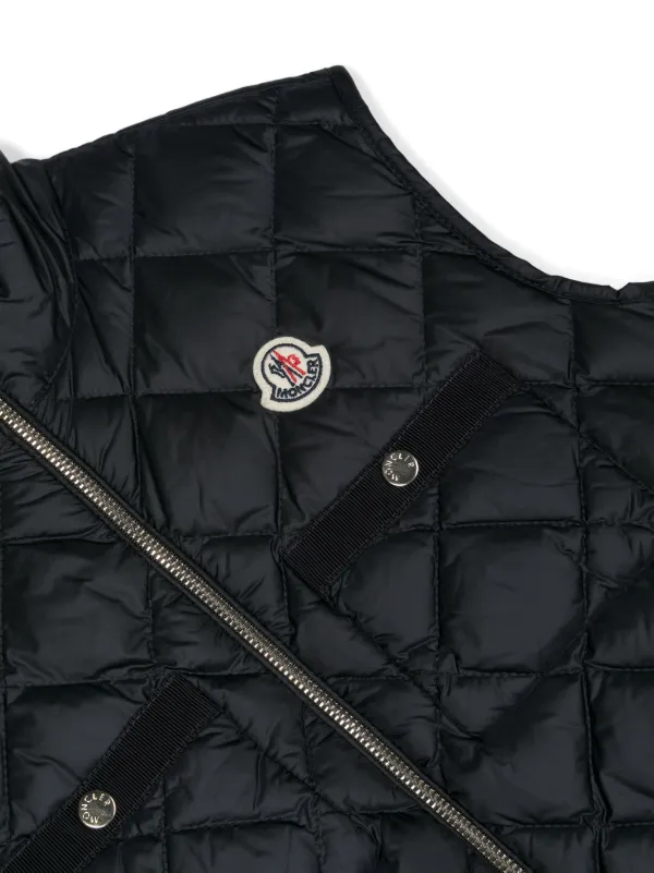 Moncler Enfant Garonna キルティング ベスト | ブルー | FARFETCH JP