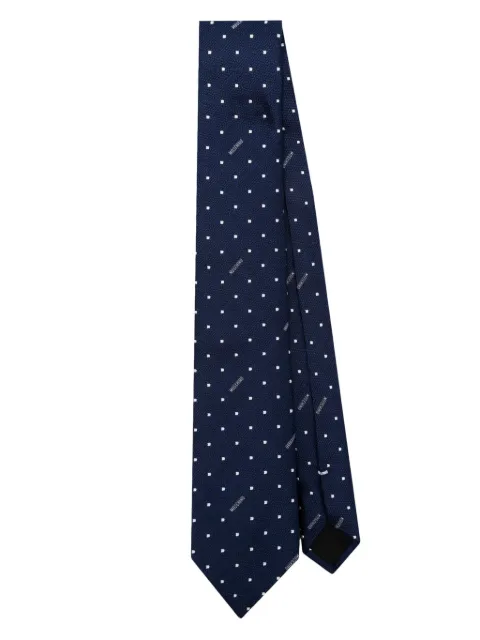 Moschino patterned-jacquard tie