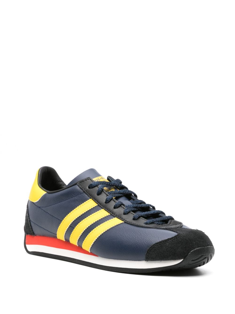 Shop Adidas Originals Country Og Leather Sneakers In Blau