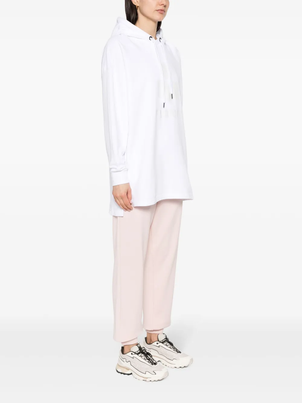 Isabel Marant Étoile Shannon Logo-printed Hoodie In White