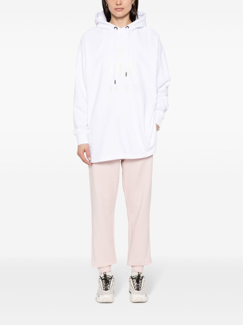 Shop Marant Etoile Shannon Logo-printed Hoodie In White