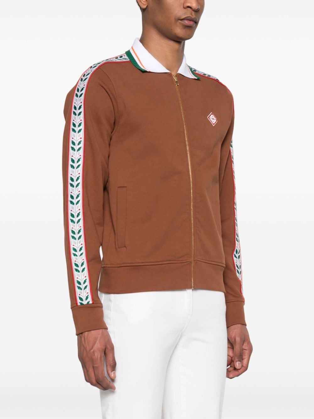 Casablanca Sweater met rits Bruin