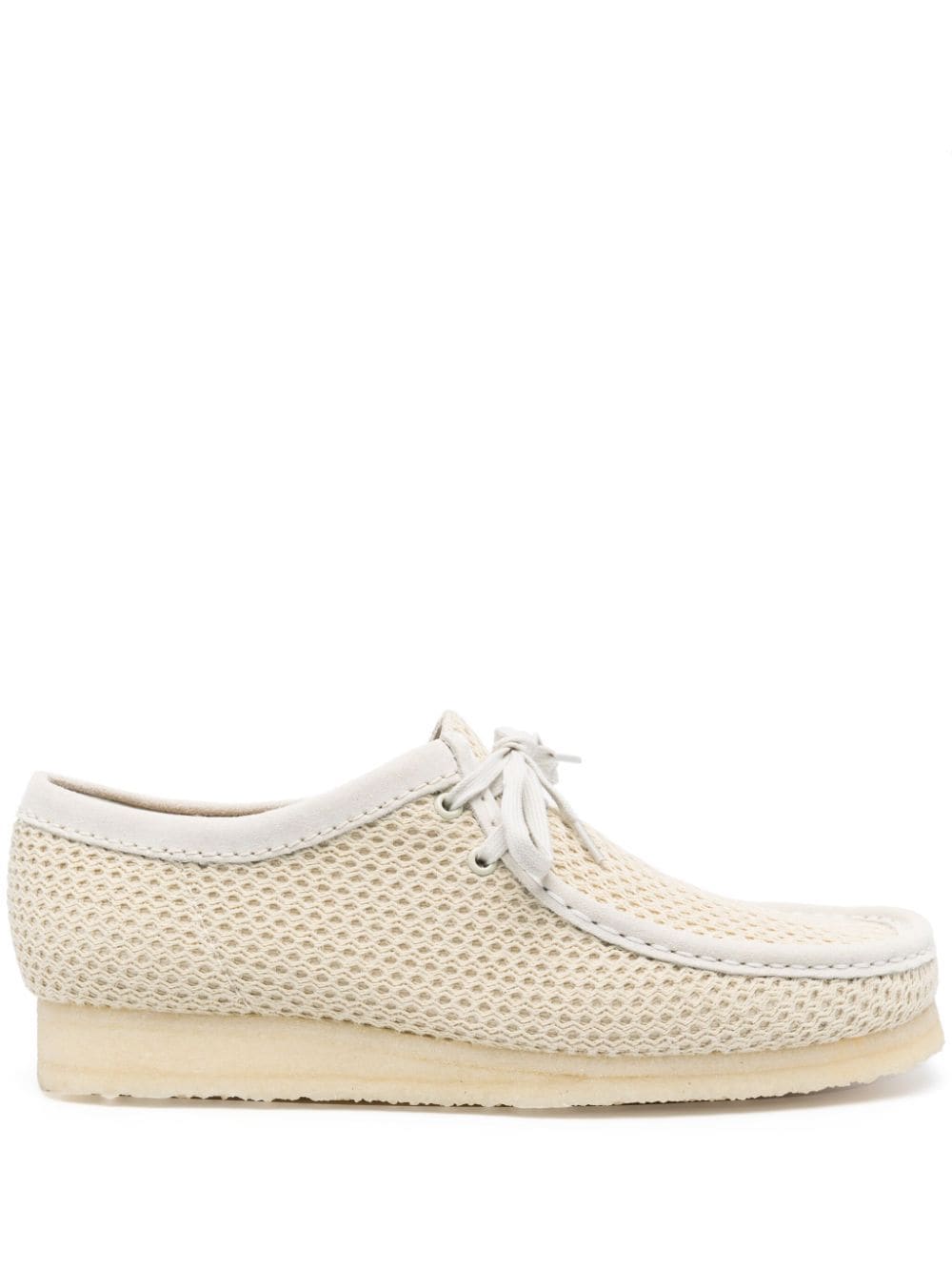 Clarks Wallabee Textured Boat Shoes In Neutrals