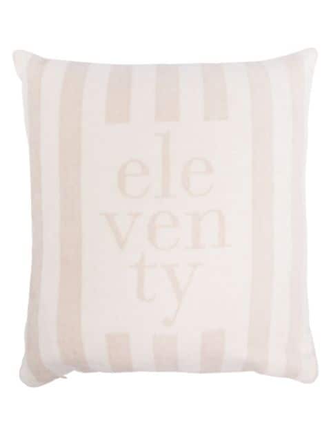 Eleventy striped cotton beach pillow