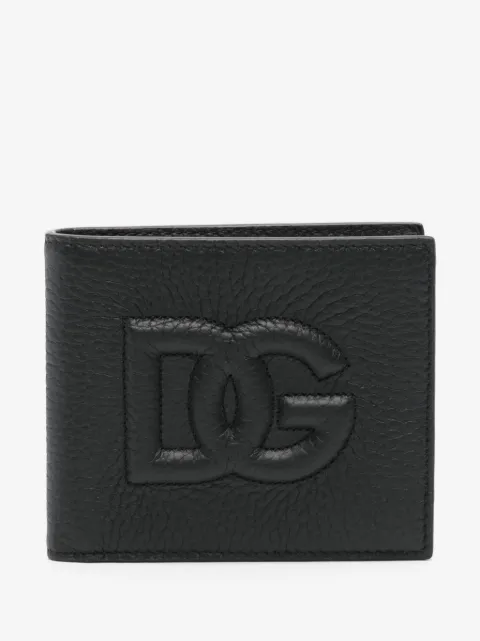 Dolce & Gabbana logo-embossed bi-fold wallet