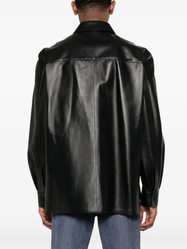 LOEWE レザージャケット | ブラック | FARFETCH JP