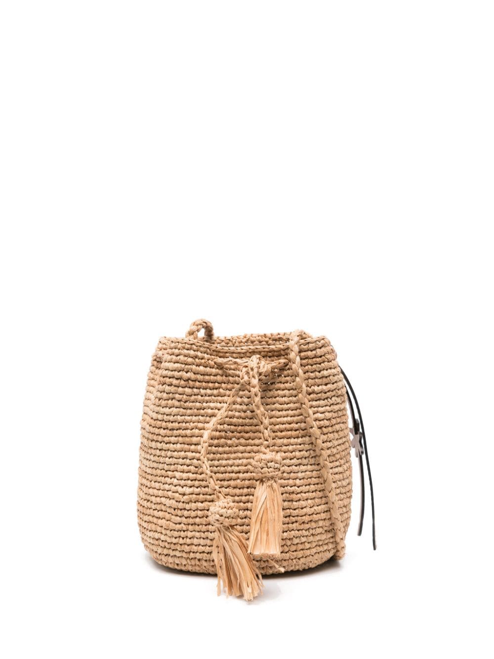 Image 1 of Manebi Natural raffia bucket bag