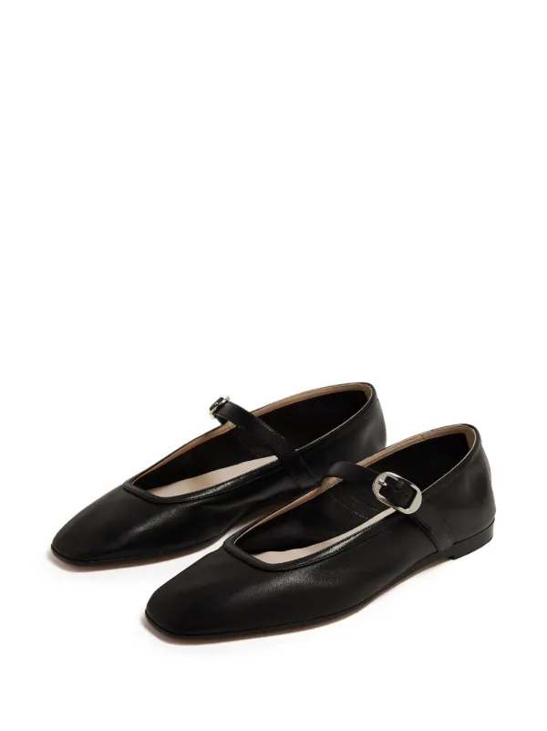Le Monde Beryl buckle-fastening Leather Mary Janes Black