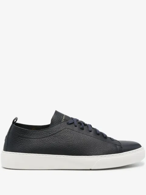 Henderson Baracco grainy leather sneakers