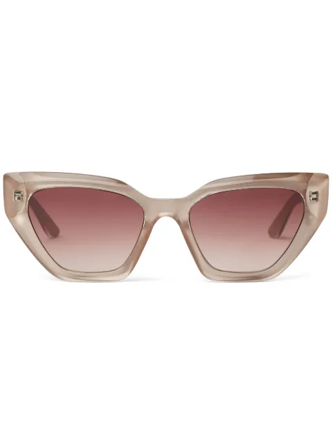 Karl Lagerfeld lunettes de soleil à monture papillon