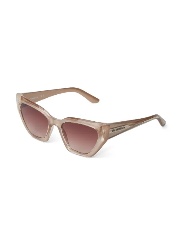 KARL LAGERFELD キャットアイフレムサンクラス KL930S 084 Karl Lagerfeld Translucent cat-eye Sunglasses | Neutrals