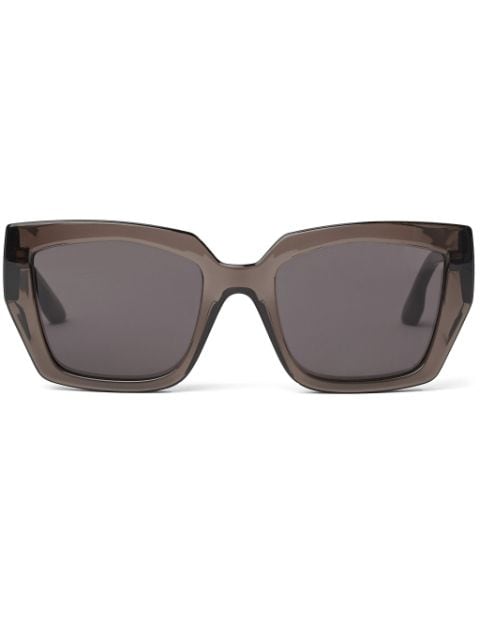 Karl Lagerfeld Karl Logo translucent rectangle-frame sunglasses