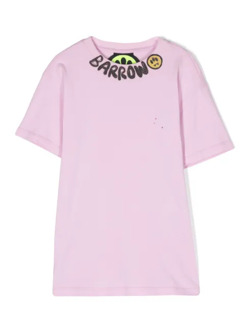 Barrow kids logo-print T-shirt dress