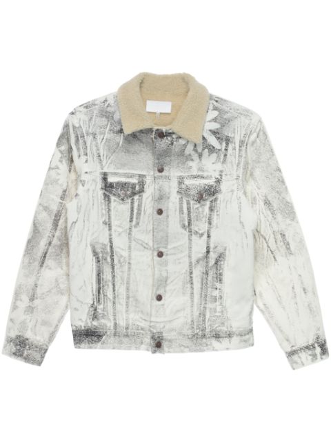 MM6 Maison Margiela graphic-print denim jacket Men