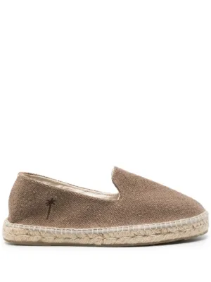Manebi logo embroidered Canvas Espadrilles Farfetch