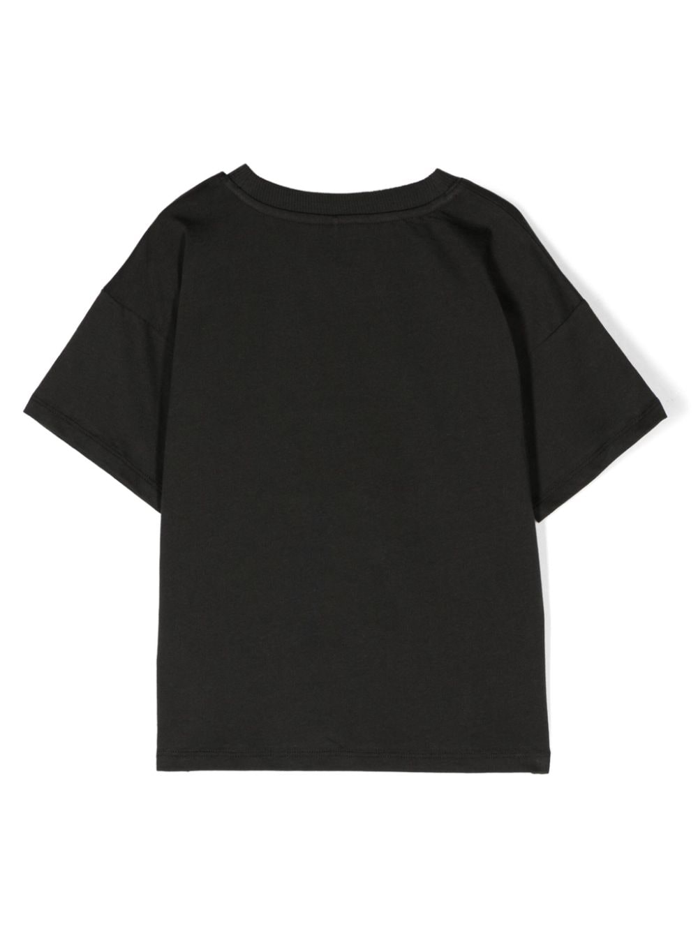 Mini Rodini logo-print organic-cotton T-shirt - Zwart