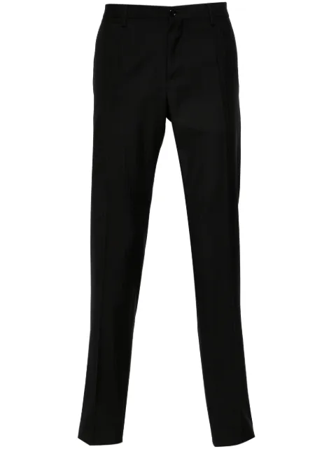 Dolce & Gabbana pressed-crease wool trousers