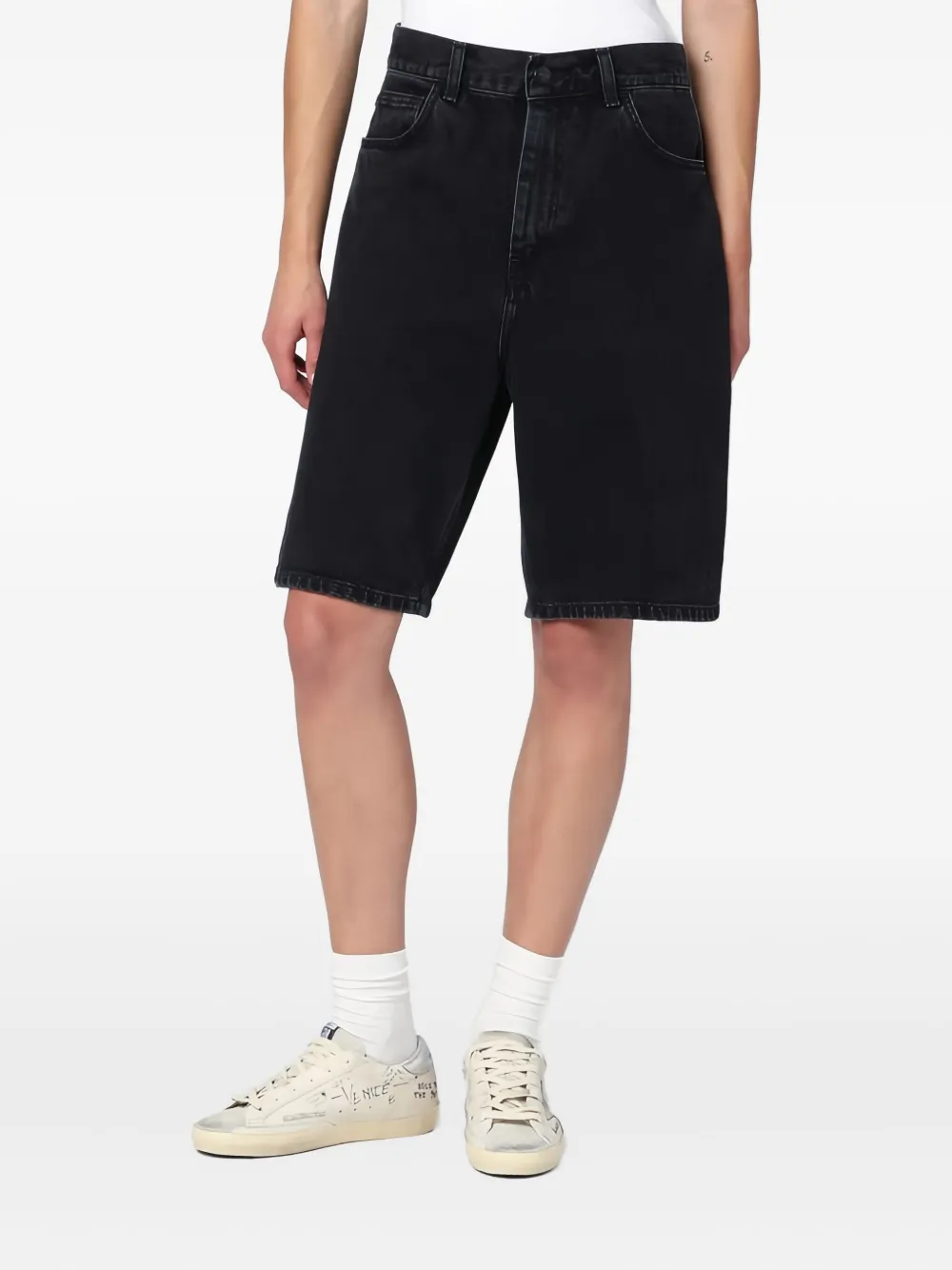 Carhartt WIP Denim shorts Zwart