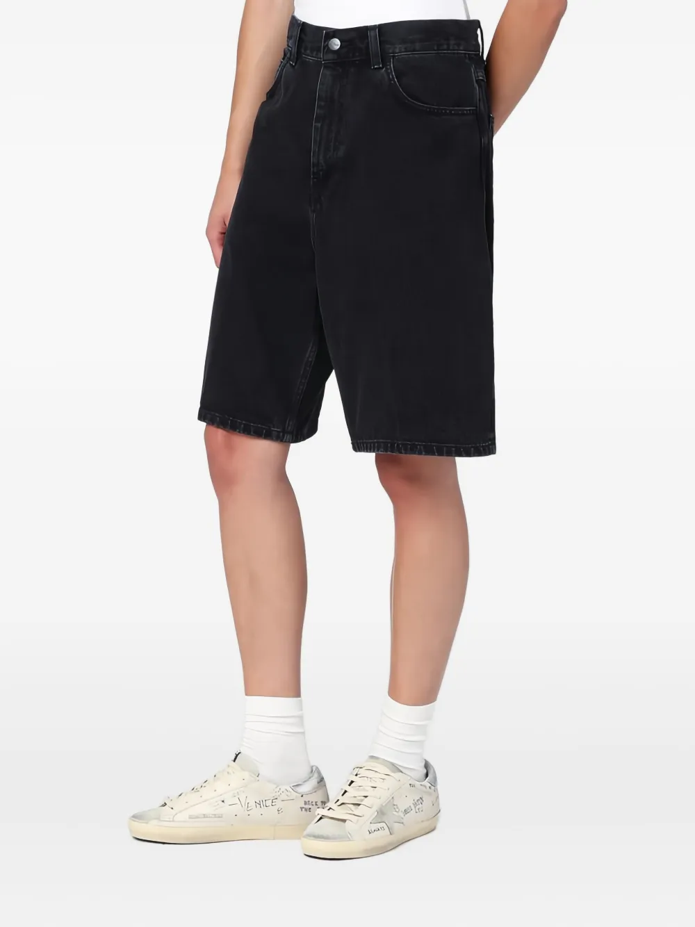 Carhartt WIP Denim shorts Zwart