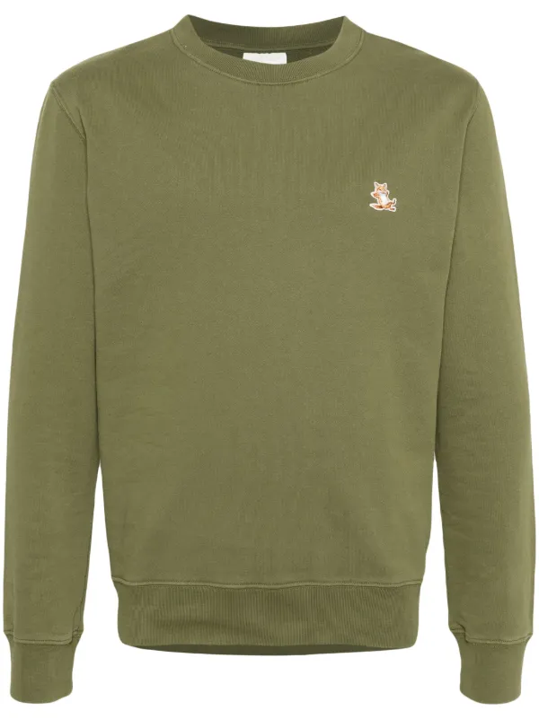 スウェット・トレーナー MAISON KITSUNE 'Chillax Fox' sweatshirt Green LM00303KM0001 MAISON KITSUNE メゾンキツネ トレーナー LM00303KM0001 メンズ