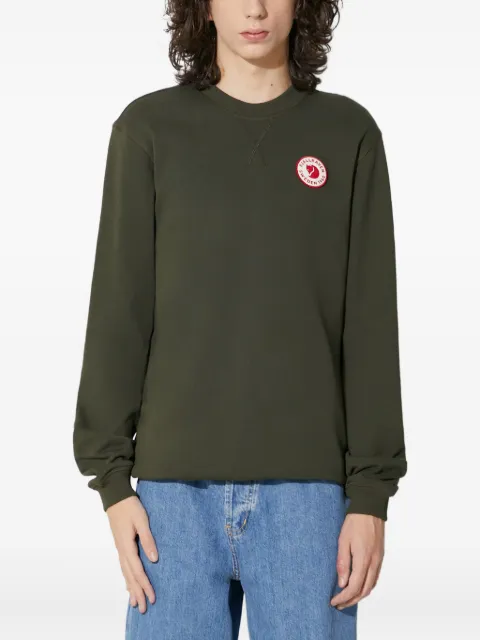 Fjällräven logo patch crew neck sweatshirt