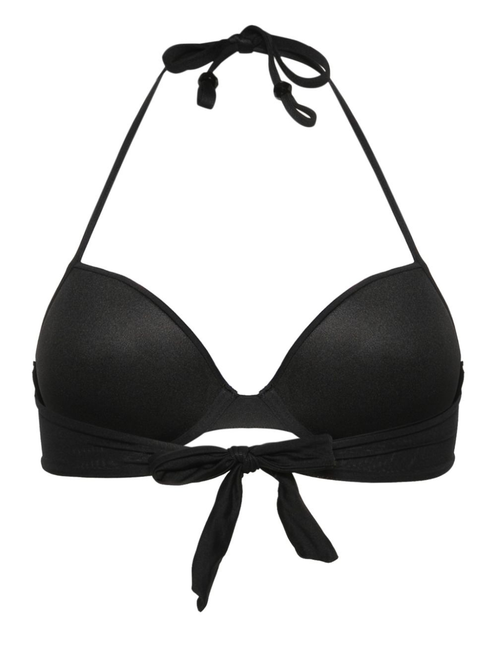 TWINSET Bikinitop met logo - Zwart