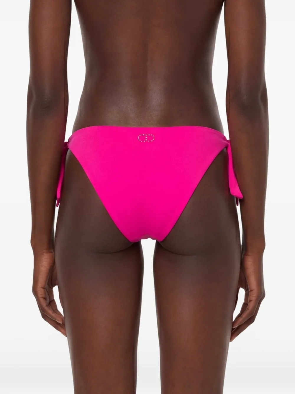 TWINSET Bikinislip met logo Roze