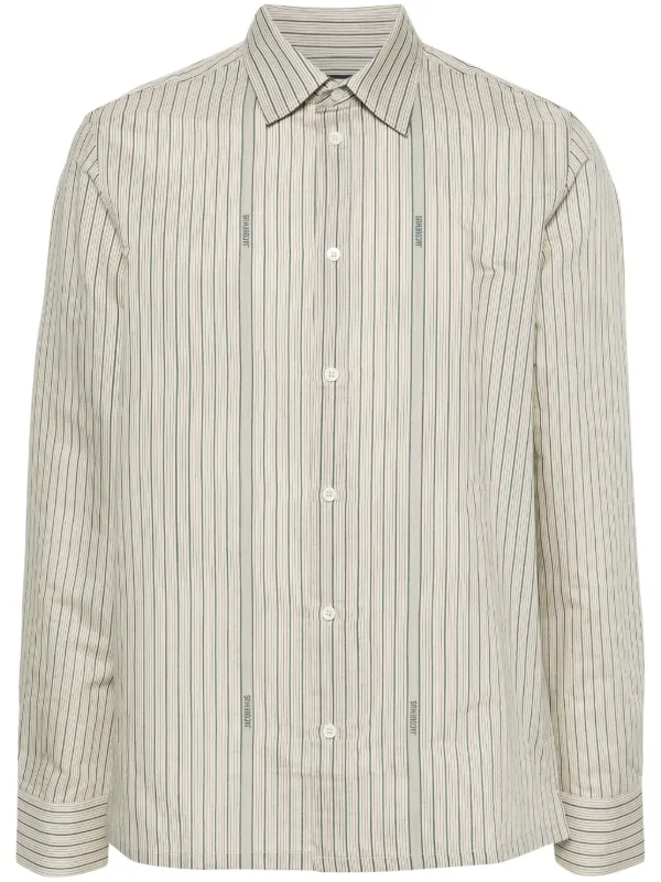 Jacquemus La Chemise De Costume Shirt in Green