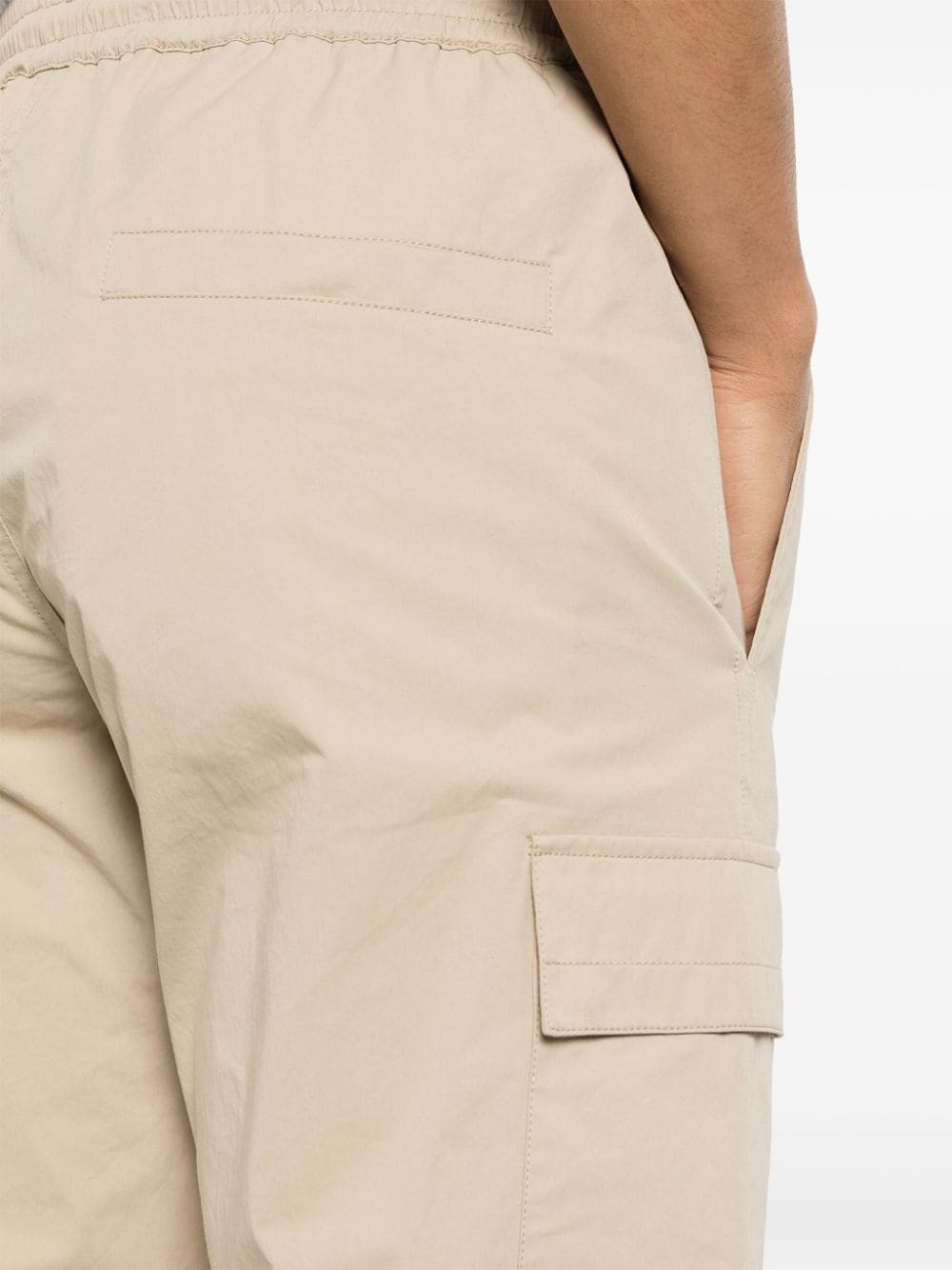 Shop Yves Salomon Straight-leg Cargo Trousers In Neutrals