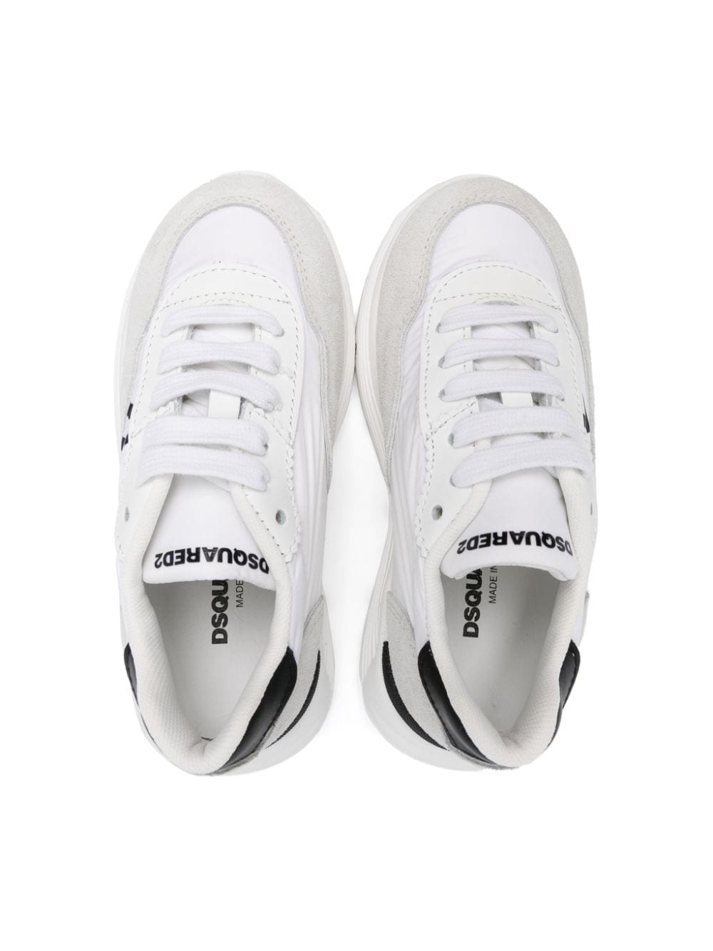 Shop Dsquared2 Logo-print Sneakers In White