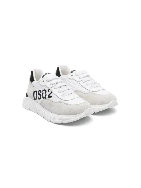 DSQUARED2 KIDS tenis con logo estampado