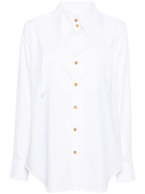 Vivienne Westwood Heart cut-out cotton shirt