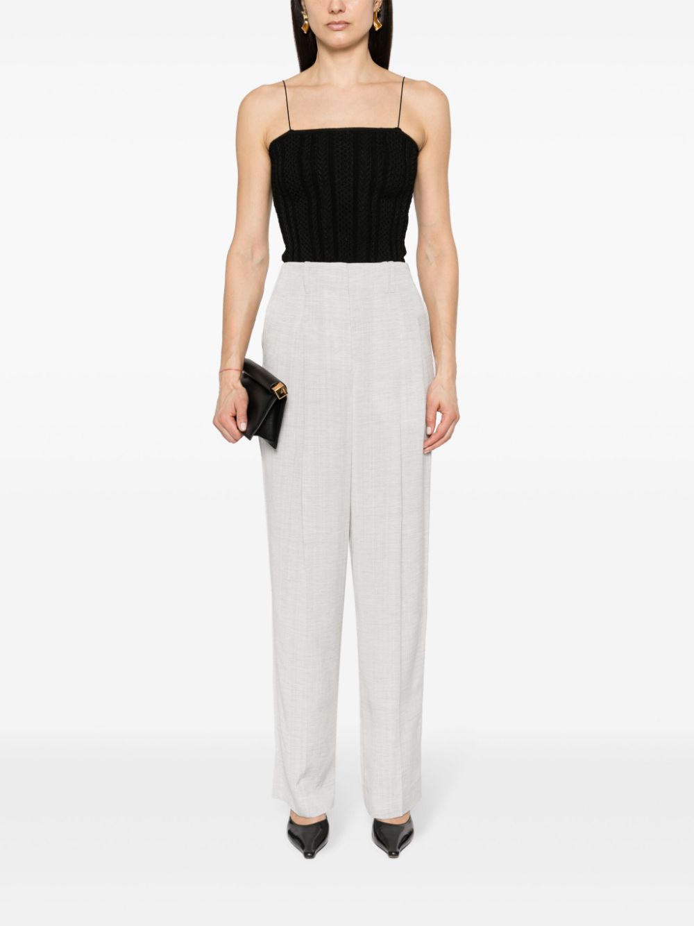 Jacquemus Le Haut Bella cable-knit top Women