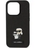 Karl Lagerfeld KARL&CHOUPETTE iPhone 14 Pro case - Black