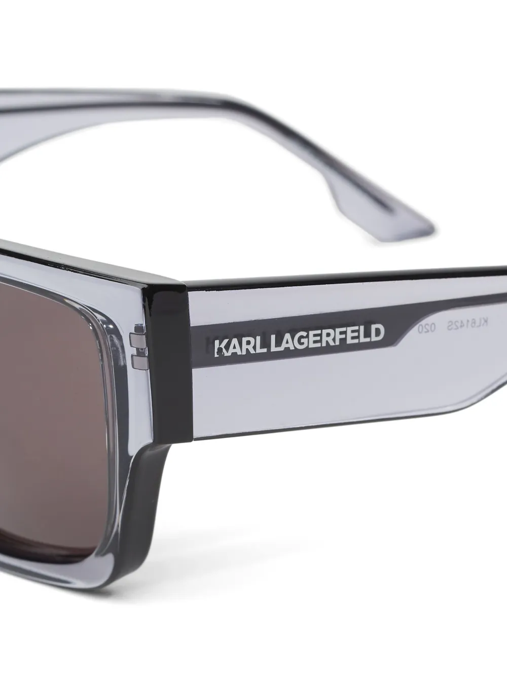 Karl Lagerfeld Zonnebril met vierkant montuur Grijs