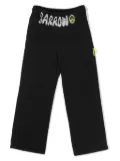 Barrow kids logo-print track pants - Black