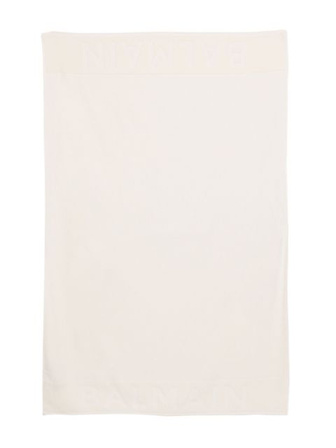 Balmain Kids logo-jacquard towel