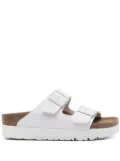 Birkenstock Arizona platform sandals - White