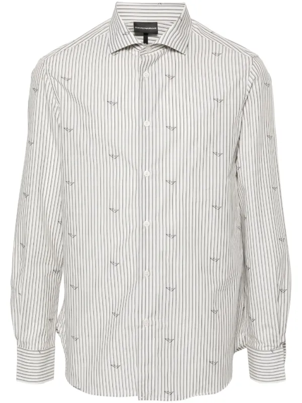 Emporio Armani ストライプ シャツ - Farfetch
